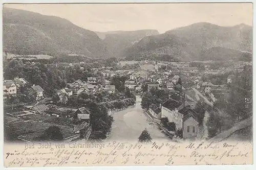 Bad Ischl vom Calvarienberge. 1890