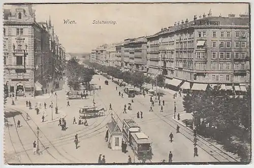 Wien. Schottenring. 1900