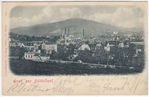 Gruß aus Hütteldorf. 1890