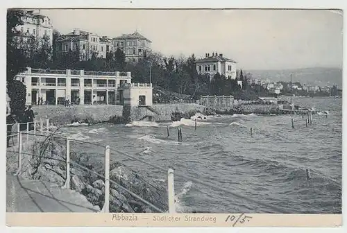 Abbazia - Südlicher Strandweg. 1900