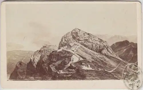 Panorama du Pilate / Hôtel Bellevue. 1880