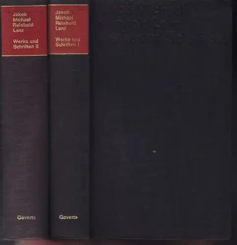 LENZ, Werke und Schriften. Hrsg. v. Britta... 1966