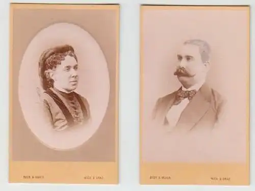 [2 Portraits]. 1872