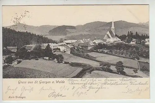 Gruss aus St. Georgen a. Walde. 1900