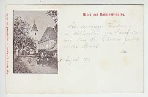 Gruss aus Baumgartenberg. 1890 1001-11