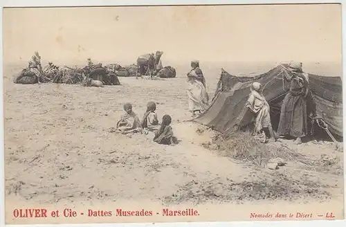 Oliver et Cie - Dattes Muscades - Marseille. Nomades dans le Désert - LL.