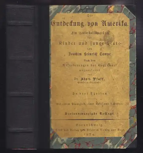 CAMPE, Die Entdeckung von Amerika. Ein... 1874