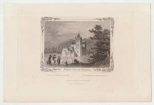 Schloss Anif bei Salzburg. 1845