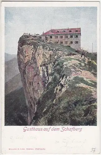 Gasthaus auf dem Schafberg. 1880