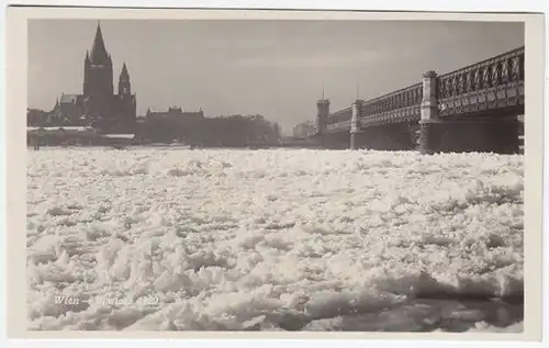 Wien - Eisstoss 1929. 1929 3233-11