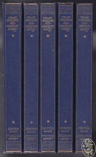 WEDEKIND, Ausgewählte Werke. 1924