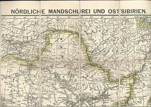Nördliche Mandschurei und Ostsibirien. Nördliches Anschlussblatt zu Carl Flemmin
