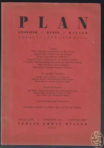 BASIL, Plan. Literatur / Kunst / Kultur. 1945