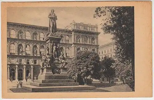 Wien, Schiller-Denkmal. Vienna, Monumentof... 1920