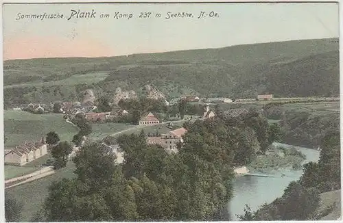 Sommerfrische Plank am Kamp 237 m Seehöhe, N.-Oe. 1912