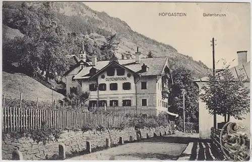 Hofgastein. Gutenbrunn. 1900