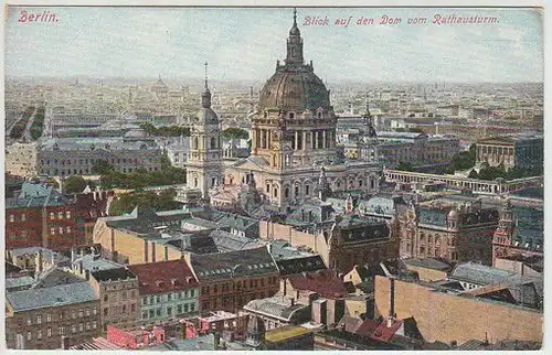 Berlin. Blick auf den Dom vom Rathausturm. 1900