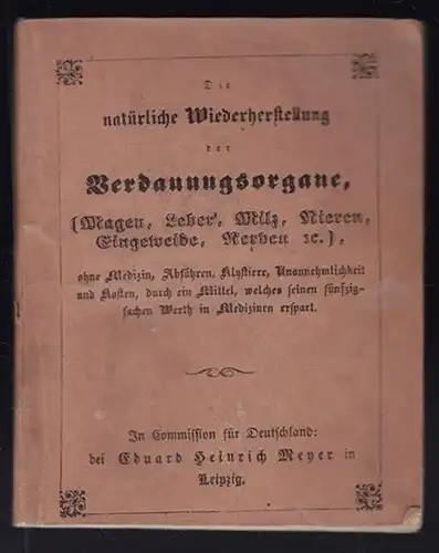 Die natürliche Wiederherstellung der... 1853