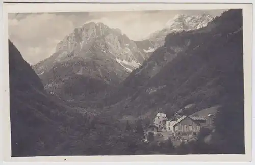 Ederwirtshaus mit Cellonkofl und Kellerwand. 1910