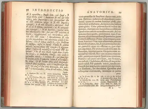 Anonymi Introductio anatomica gr. et lat. Item... 1744