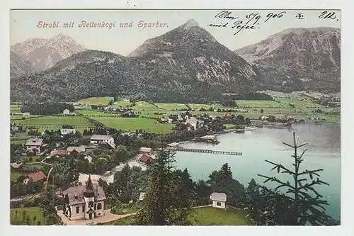 Strobl mit Rettenkogel und Sparber. 1900