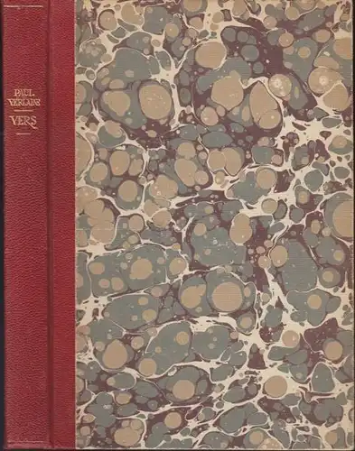 VERLAINE, Vers. Édité par Georges A. Tournoux. 1923