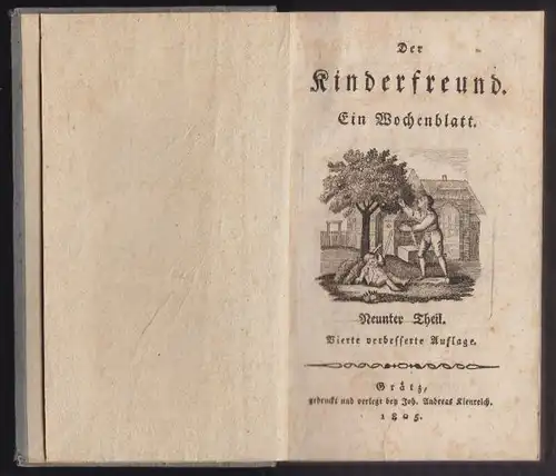 WEISSE, Ch.F. Hrsg, Der Kinderfreund. Ein... 1805