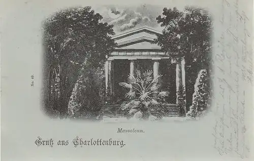 Gruss aus Charlottenburg. Mausoleum. 1890