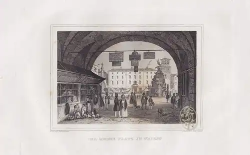 Der grosse Platz in Triest. 1842