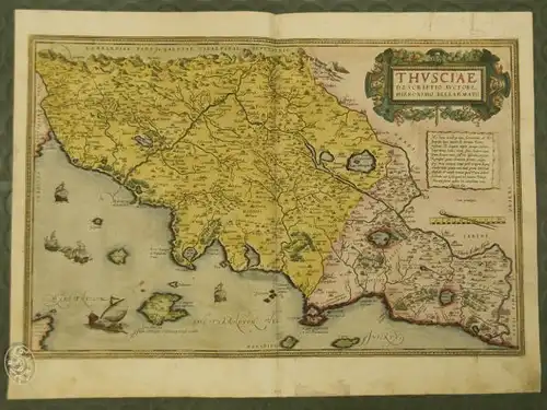 ORTELIUS, Thusciae descriptio auctorae... 1573