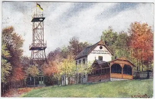 Kaiser-Jubiläums-Warte und Schutz-Haus in... 1900