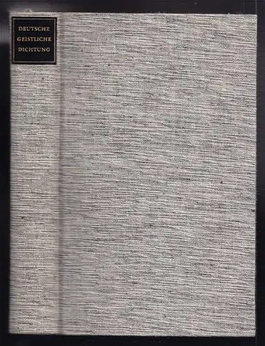 KEMP, Deutsche geistliche Dichtung aus tausend... 1958