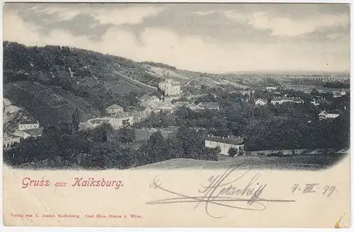 Gruss aus Kalksburg. 1890