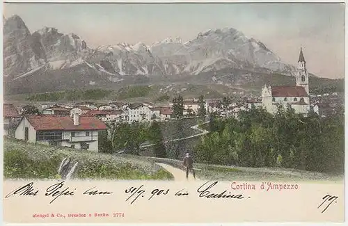 Cortina d'Ampezzo. 1900