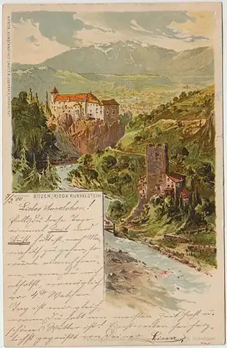 Bozen, Ried & Runkelstein. 1890