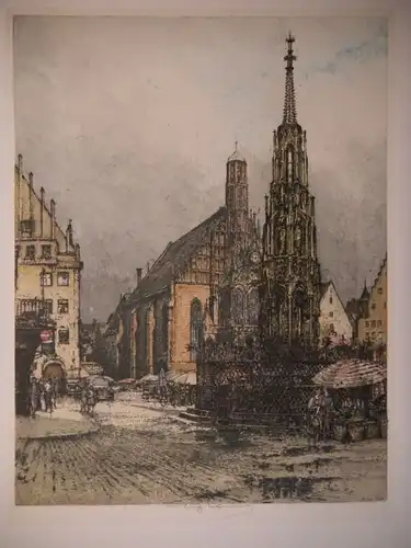 KASIMIR, [Nürnberg - Hauptmarkt]. 1937