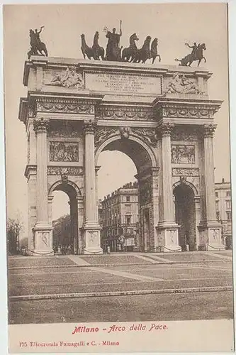 Milano - Arco della Pace. 1900