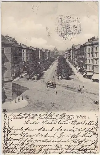 Wien I. Kärntner-Ring. 1900
