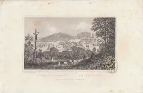 Ansicht von Marienbad. 1842