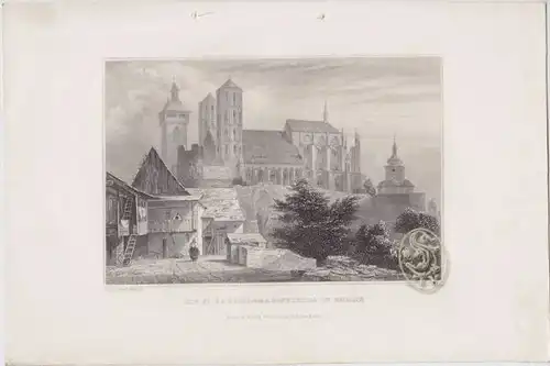 Die St. Bartholomaeuskirche in Kollin 1842