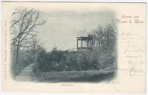 Gruss aus Mauer b. Wien. Antonshöhe.