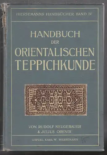 NEUGEBAUER, Handbuch der orientalischen... 1909