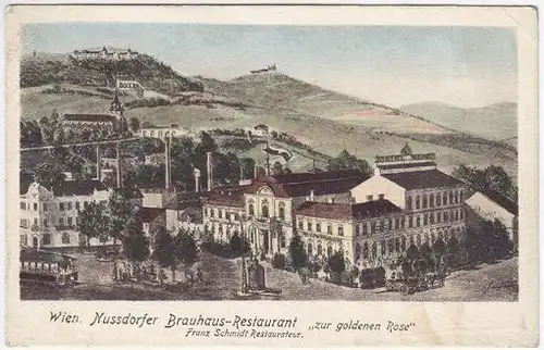 Wien. Nussdorfer Brauhaus-Restaurant "zur... 1890