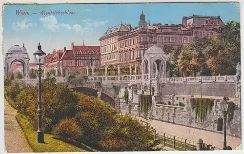 Wien. - Wientalabschluss. 1900
