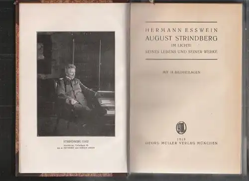 ESSWEIN, August Strindberg im Lichte seines... 1919