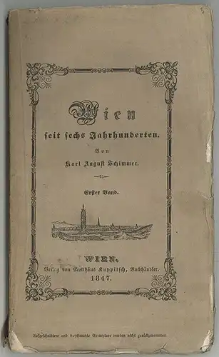 Wien seit sechs Jahrhunderten. Eine chronologische Reihenfolge von Thats 1150-22