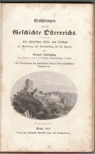 SCHEINPFLUG, Erzählungen aus der Geschichte... 1857