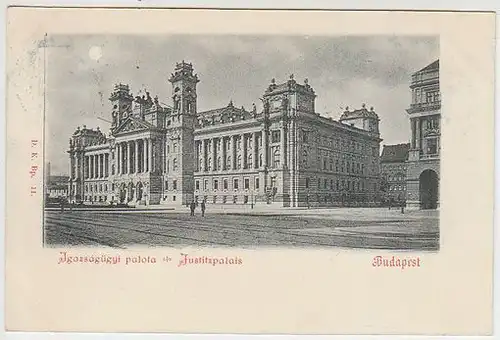 Budapest. Jgazságügyi palota. Justizpalast.