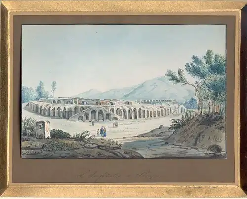 L'Amfiteatro a Pompei. 1820