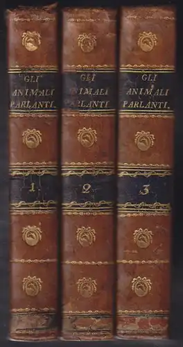 CASTI, Gli animali parlanti, poema epico diviso... 1802